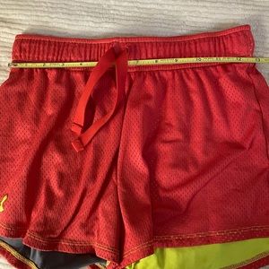 Under Armour girls athletic shorts